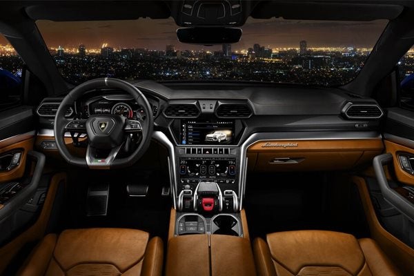 2019 Lamborghini Urus interior Los Angeles CA