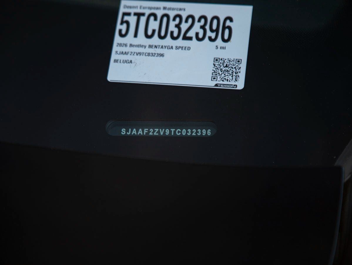 2026 Bentley Bentayga Speed