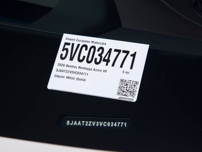 2026 Bentley Bentayga Azure