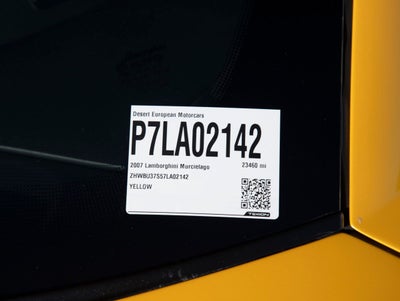 2007 Lamborghini Murcielago LP640