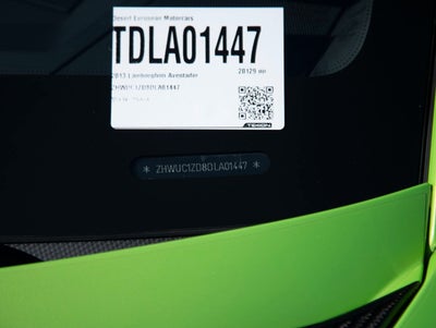 2013 Lamborghini Aventador LP700-4