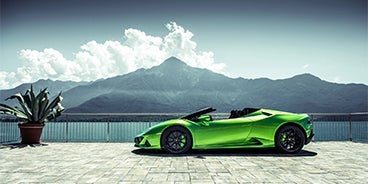 Lamborghini Huracán EVO Spyder Back View Rancho Mirage CA