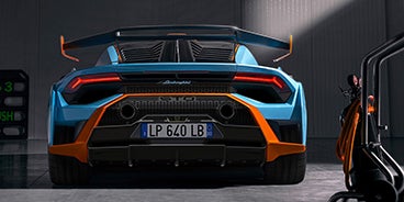 Lamborghini Huracán STO Back View in Rancho Mirage CA