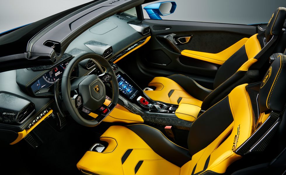 Lamborghini Huracán EVO Spyder Interior Rancho Mirage CA